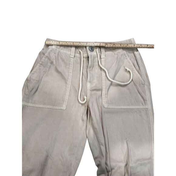 American Eagle Womens Beige Elastic Hem Jogger Pants Size 2 Regular - Picture 7 of 8